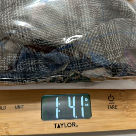 WILD FABLE GRAY PLAID OVERSIZED BOYFRIEND LIGHTWEIGHT LONG BLAZER PLUS‎ SIZE XXL - Picture 9 of 10